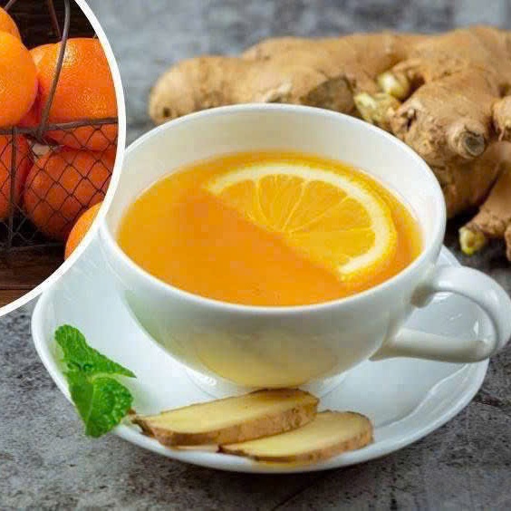 Bột Trà Gừng Cam Tươi, Ấm Nóng, Thanh Mát, Tỉnh Táo Mỗi Ngày 500gr