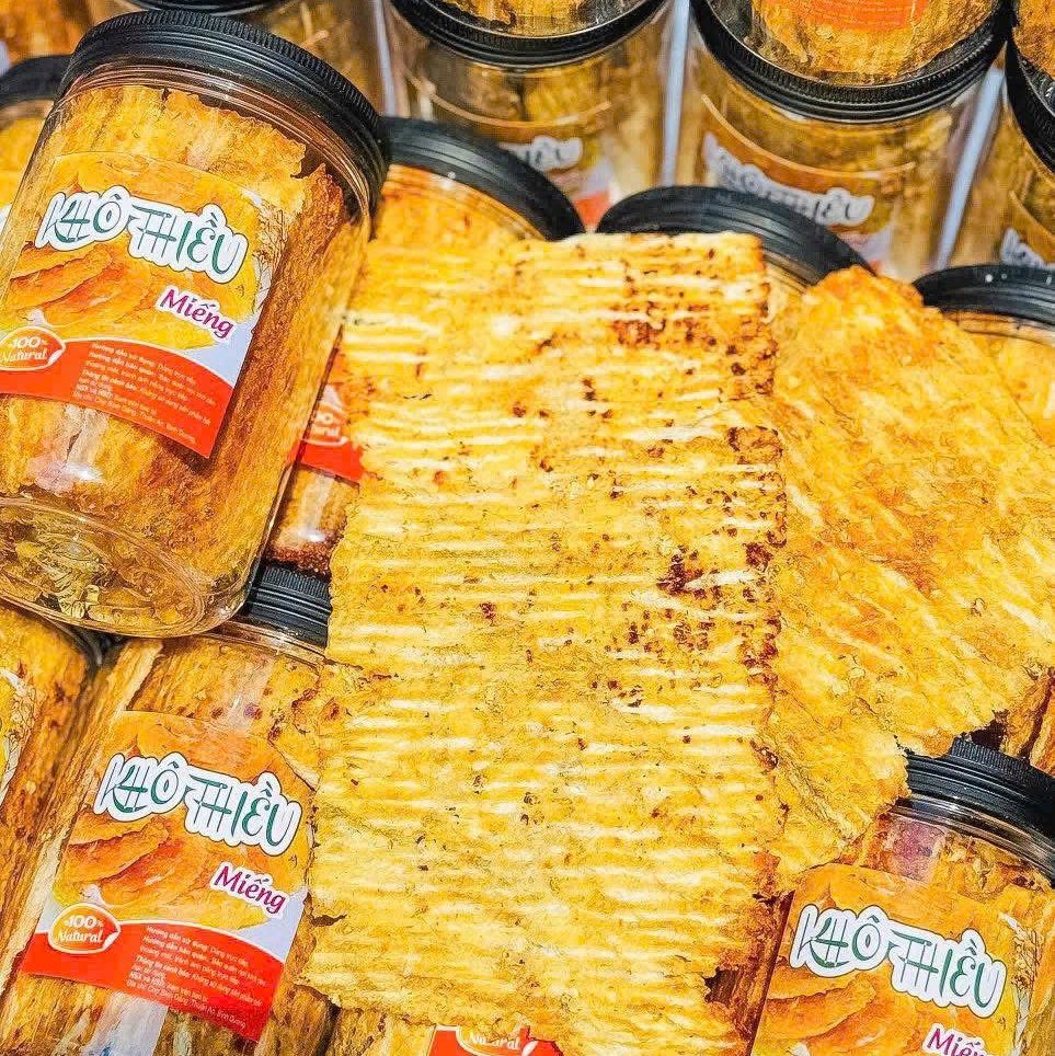 Khô Cá Thiều Miếng Tẩm Gia Vị Ăn Liền 250g Thơm Ngon, Khó Cưỡng  - Thực Phẩm Khô