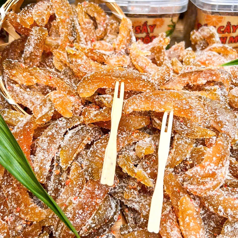 Cóc Cầy Sấy Chanh Muối Ớt 500gr - Chua Chua Mặn Mặn, Giòn Dai Cực Cuốn