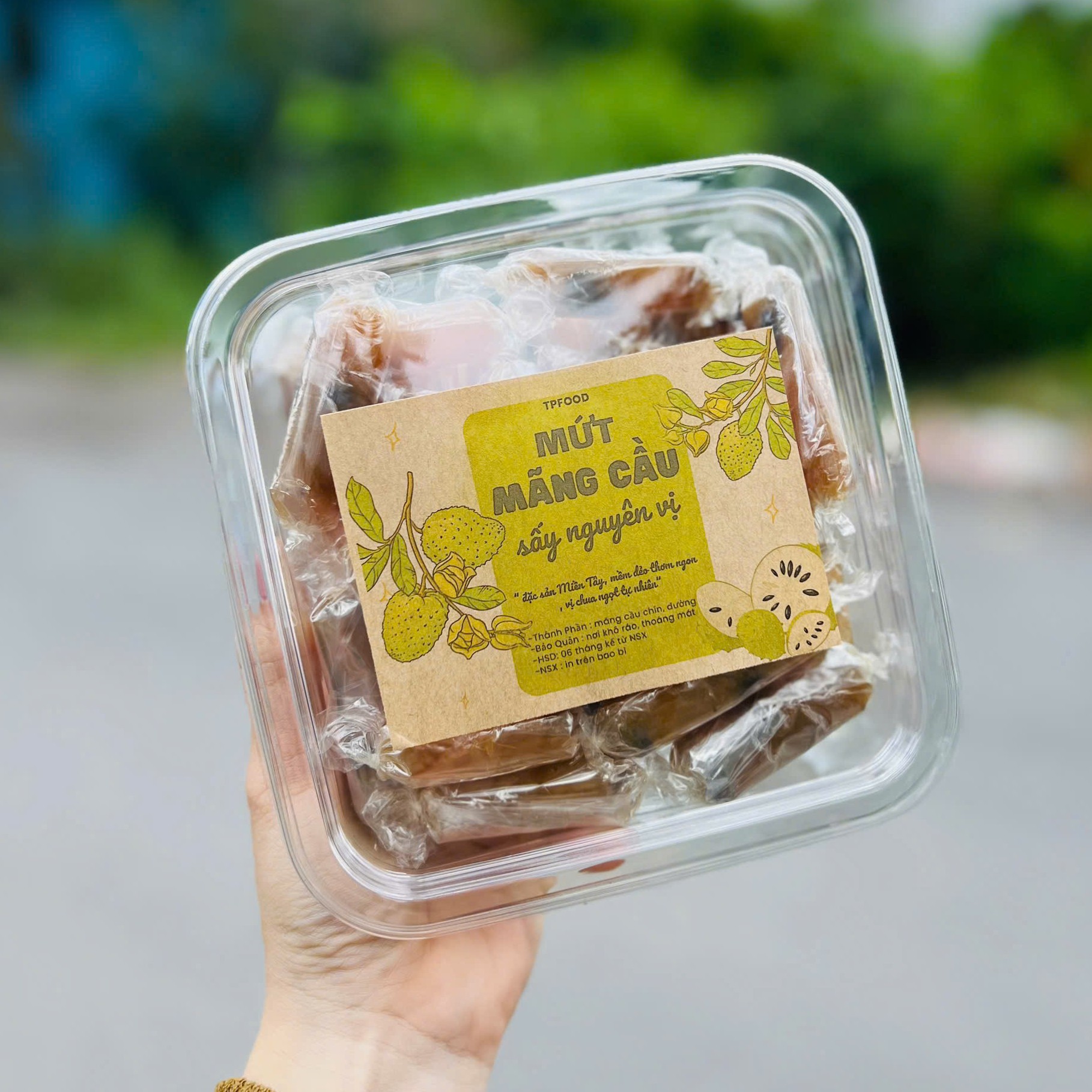 Mãng Cầu Sấy Nguyên Vị 500gr - Hương Vị Thiên Nhiên Tuyệt Hảo