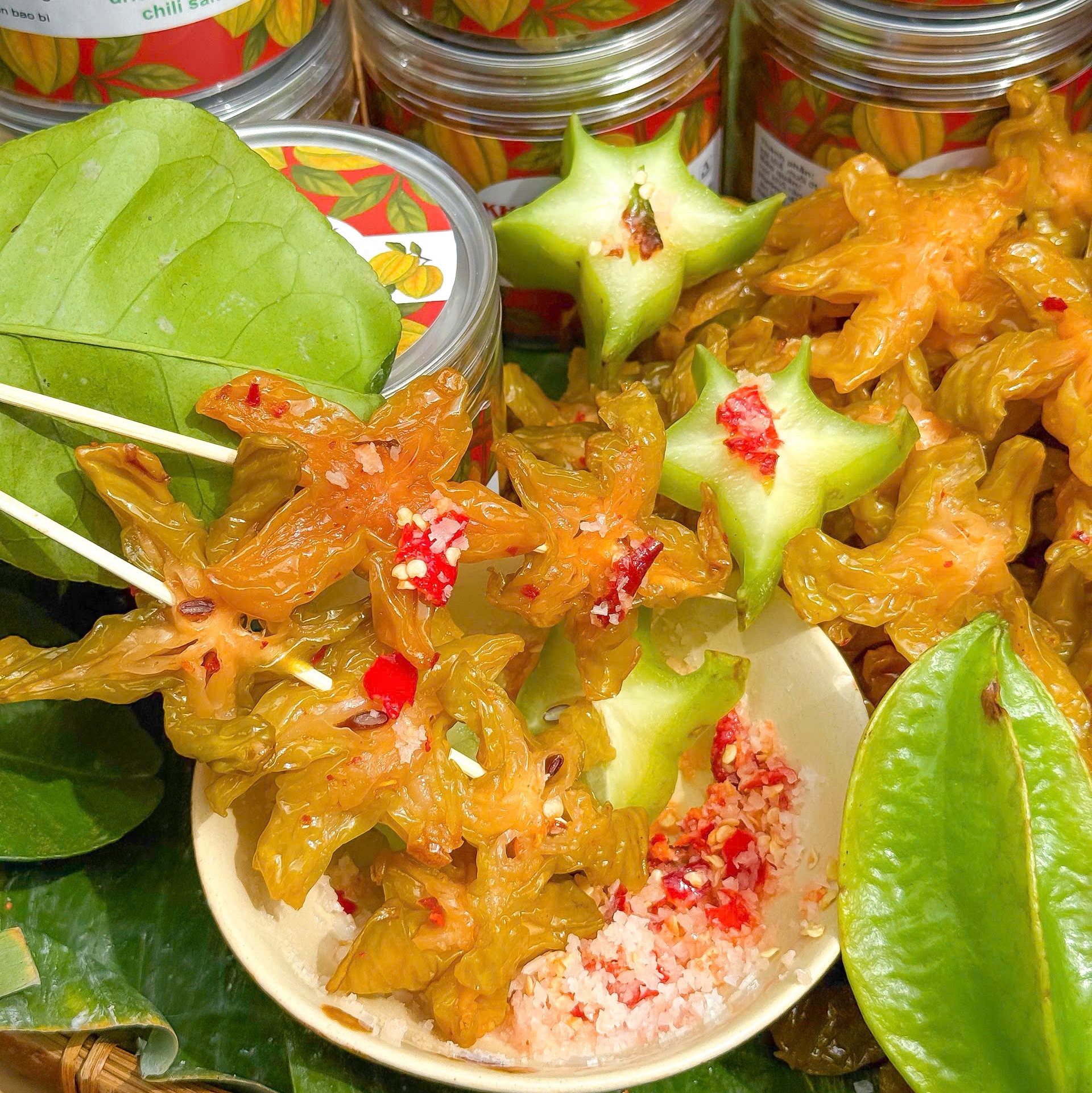 Khế Sấy Muối Ớt 250gr - Chua Cay Mặn Ngọt, Càng Ăn Càng Ghiền