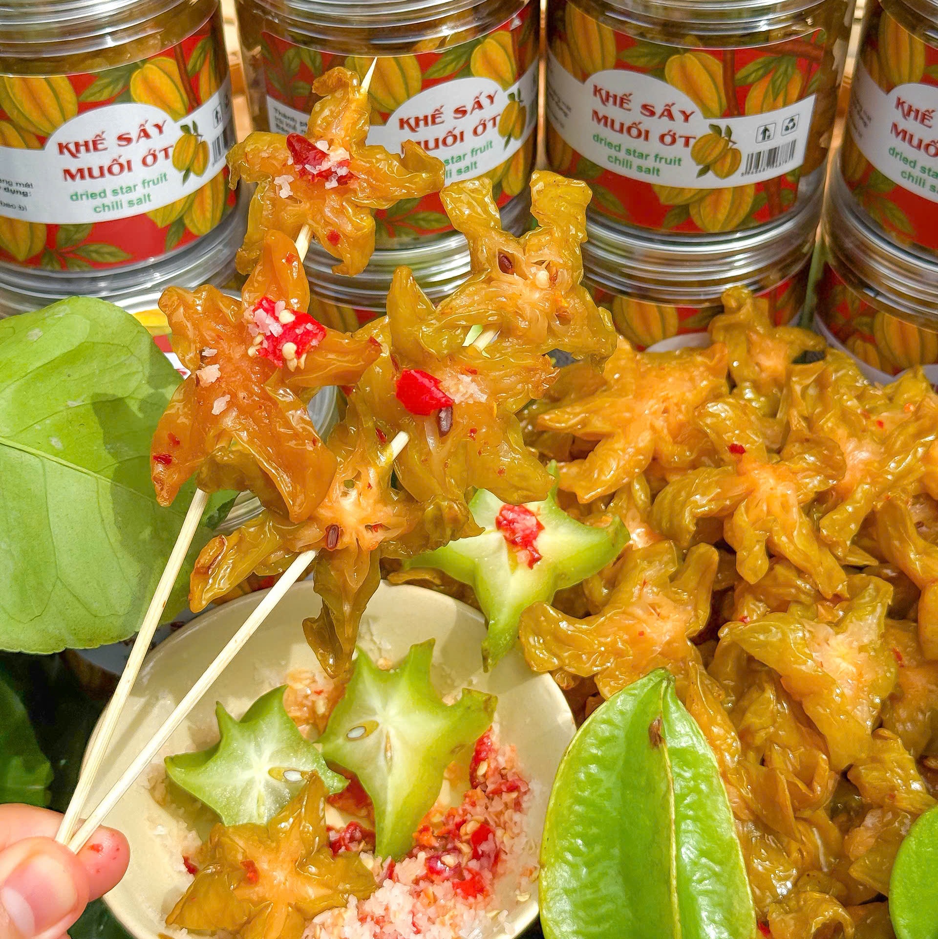 Khế Sấy Muối Ớt 250gr - Chua Cay Mặn Ngọt, Càng Ăn Càng Ghiền