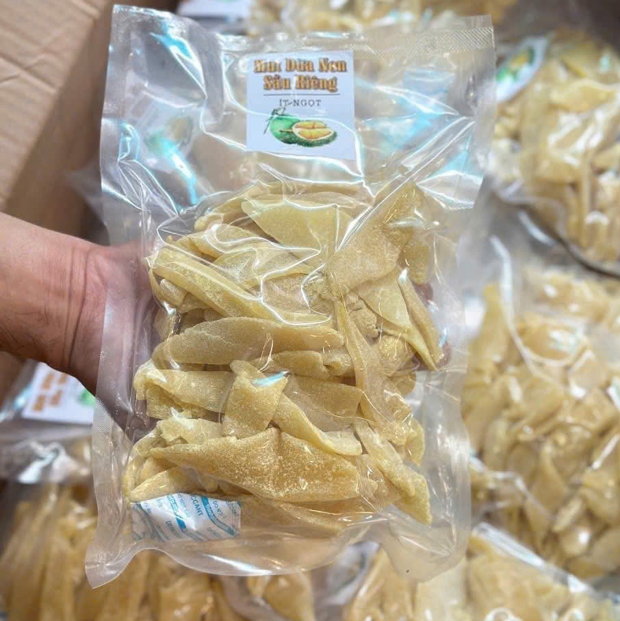 Mứt Dừa Sầu Riêng 500gr - Thơm Ngon Nứt Mũi, Béo Ngậy Vị Dừa, Đậm Đà Vị Sầu