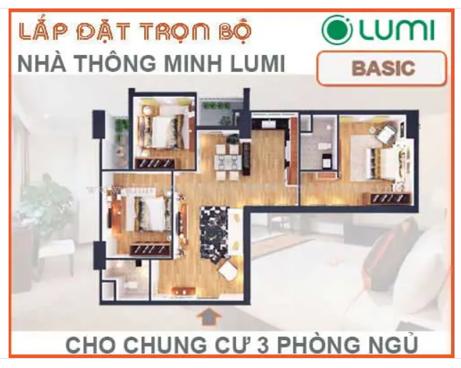 TRỌN GÓI LUMI BASIC CHUNG CƯ 3PN