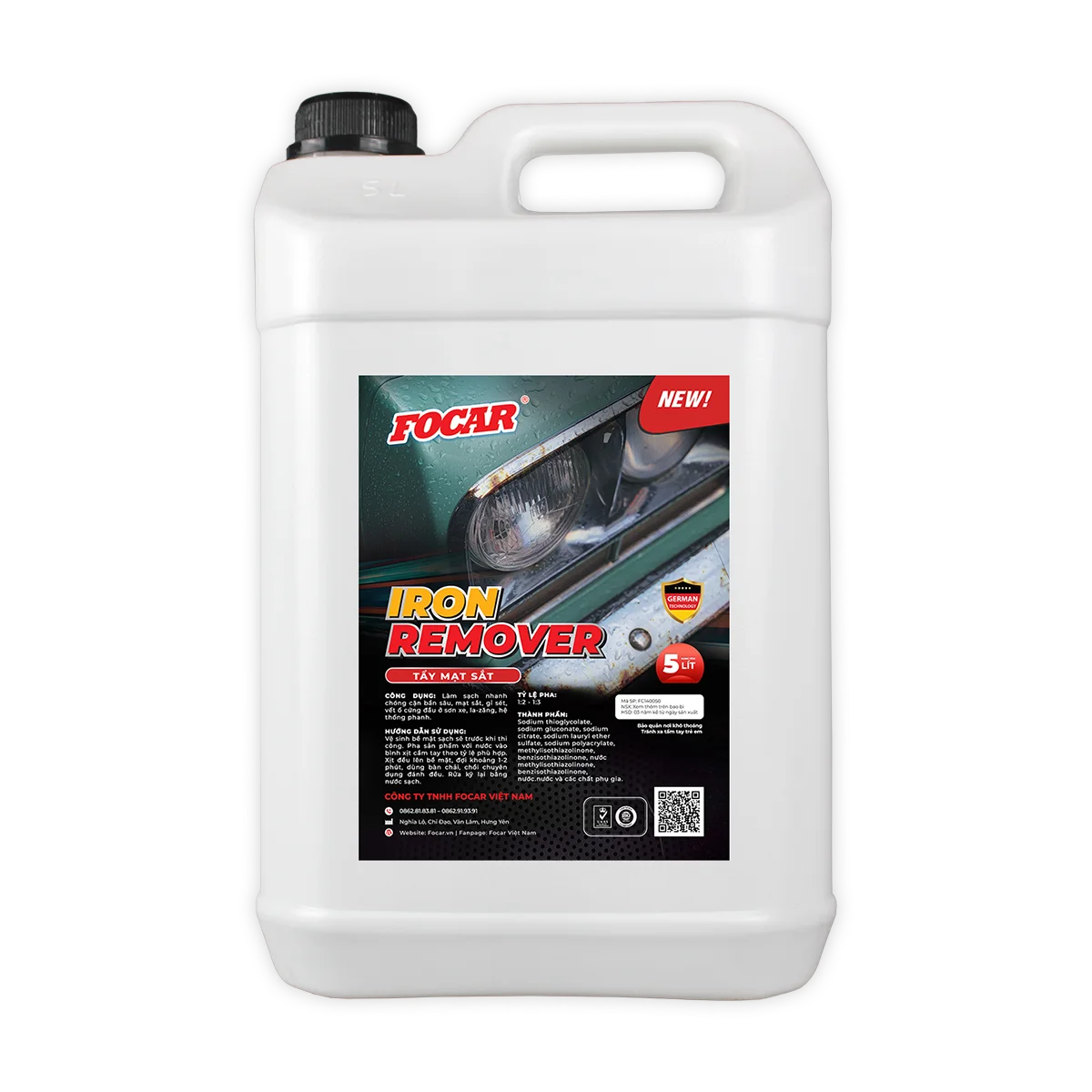 Dung dịch tẩy mạt sắt Iron Remover FC140
