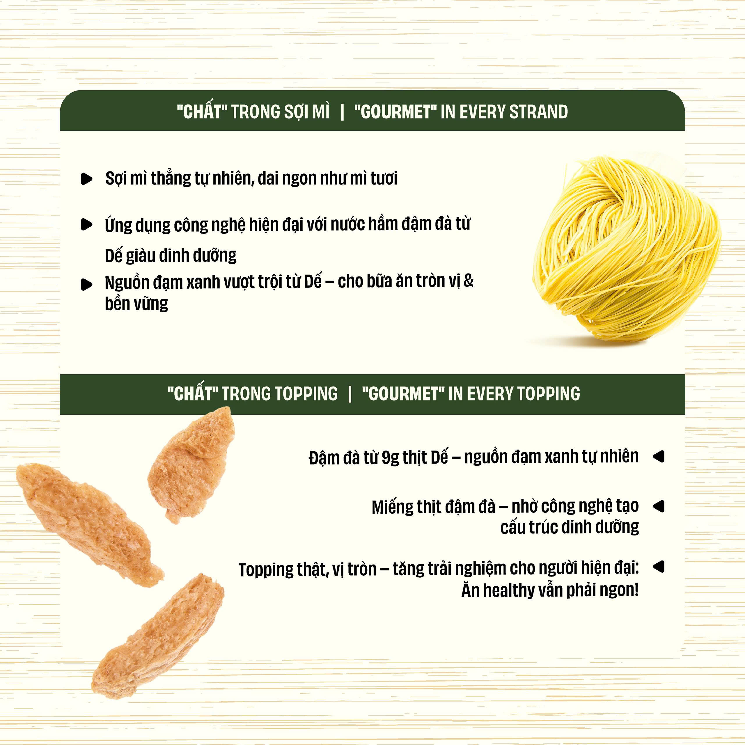 Mì Đạm Dế REC REC - Vị Sốt Kem Nấm Truffle
