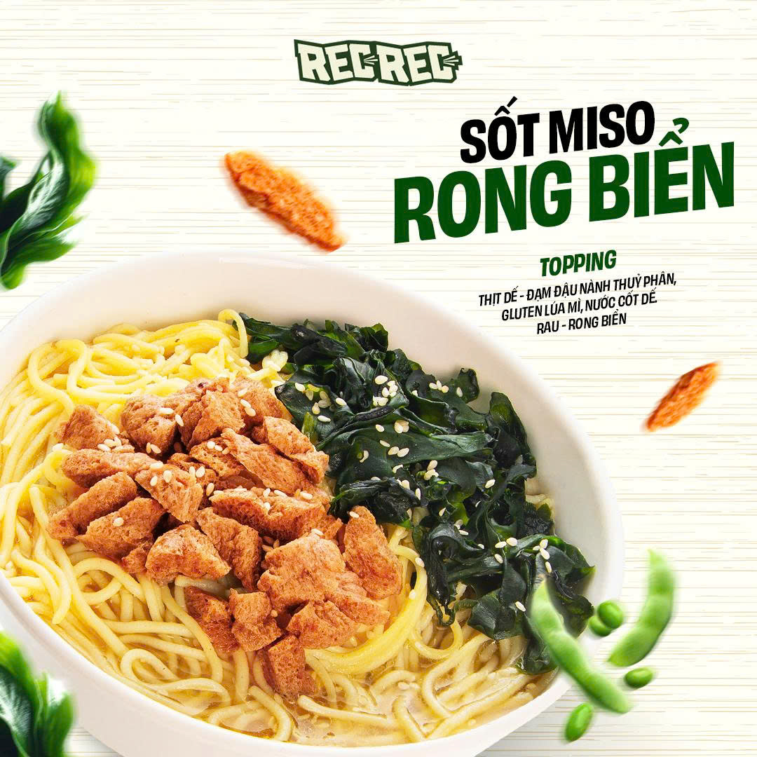 Mì Đạm Dế REC REC - Vị Sốt Miso Rong Biển