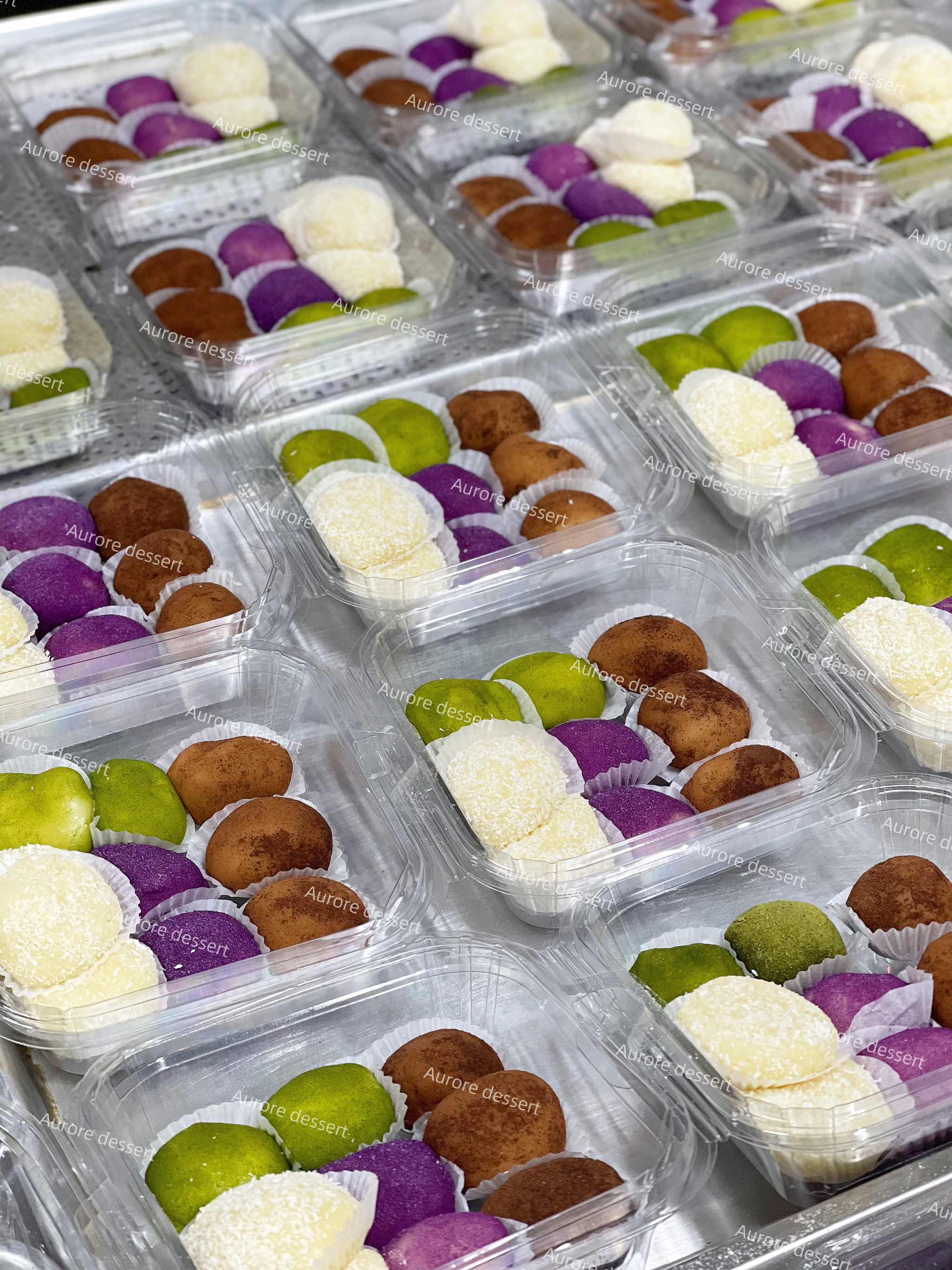 mochi chấm sốt phô mai