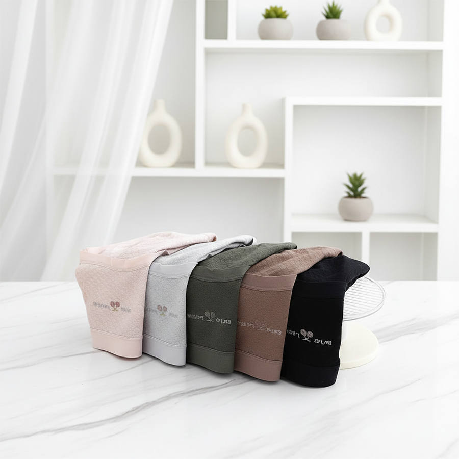 Quần lót nữ QB cotton dệt họa tiết co giãn thoáng khí phong cách thanh lịch 16E