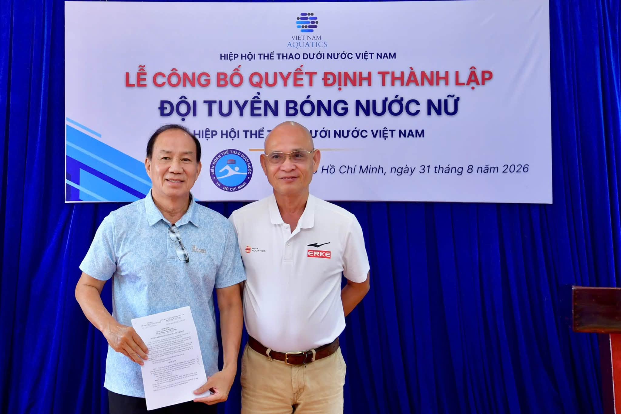Hành trình ra mắt đội tuyển bóng nước nữ đầu tiên Việt Nam