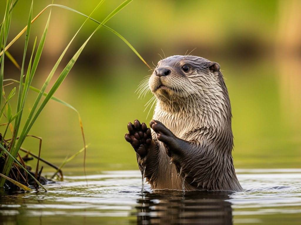 Rái cá khóc lóc van xin đòi thả về tự nhiên