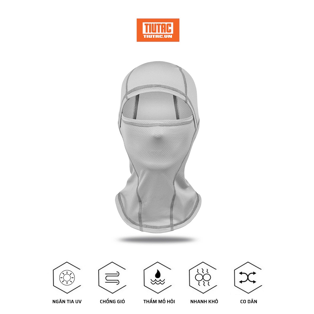 khăn bịt mặt chống nắng tiên cá dành cho nam nữ màu xám