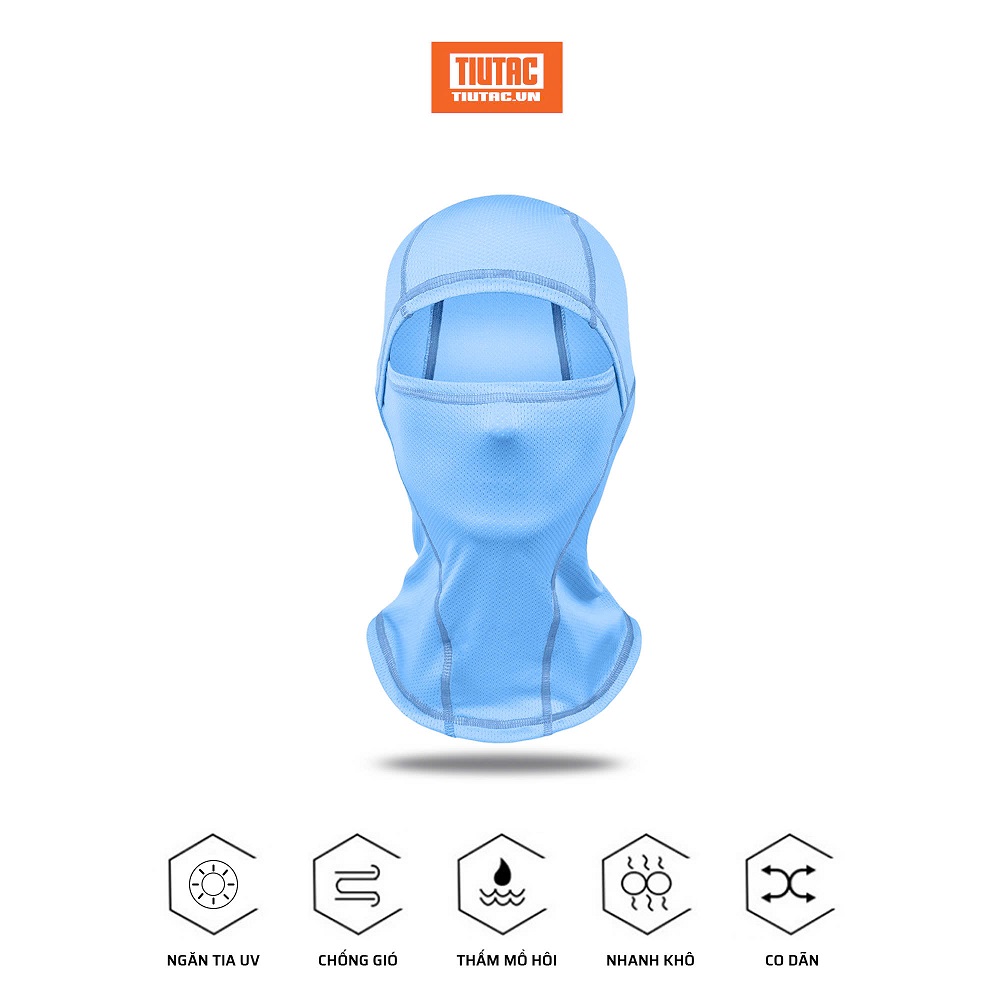 khăn bịt mặt chống nắng tiên cá dành cho nữ màu xanh