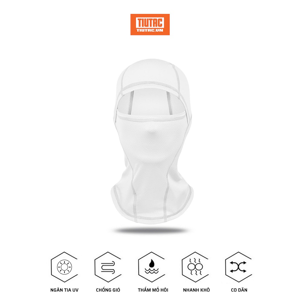 khăn bịt mặt chống nắng tiên cá dành cho nam nữ màu kem