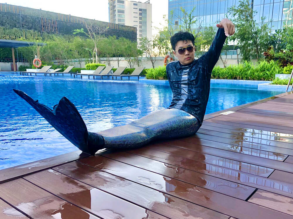 Tiun dạy bơi tiên cá có nhiều học trò nhất Việt Nam