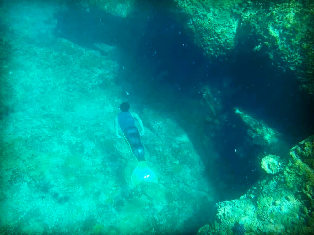 Anh Tiun lặn sâu 30m chứng minh khả năng không giới hạn của tiên cá