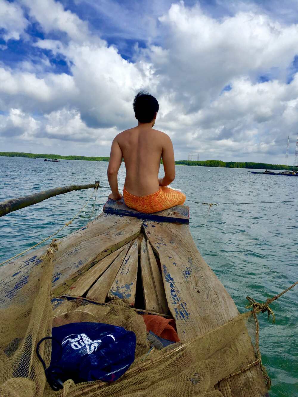 Tiun biến hình tiên cá kêu gọi Vedan ngừng thải độc tố làm ô nghiễm đại dương 2013