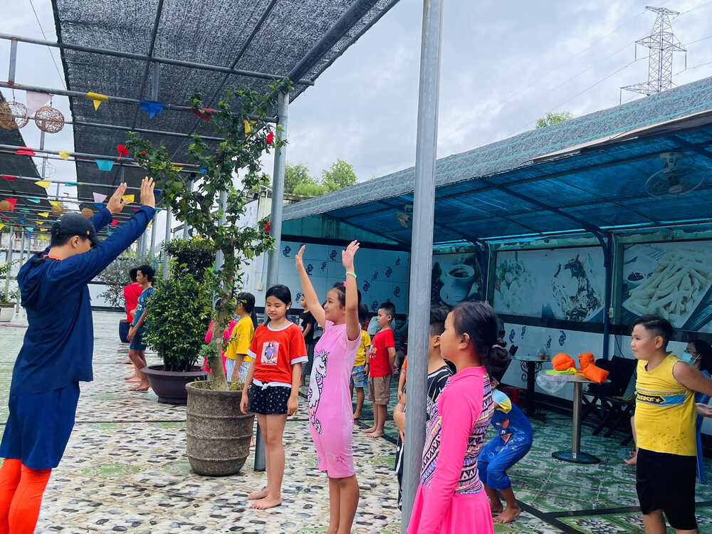 Bài tập tay kết hợp thở