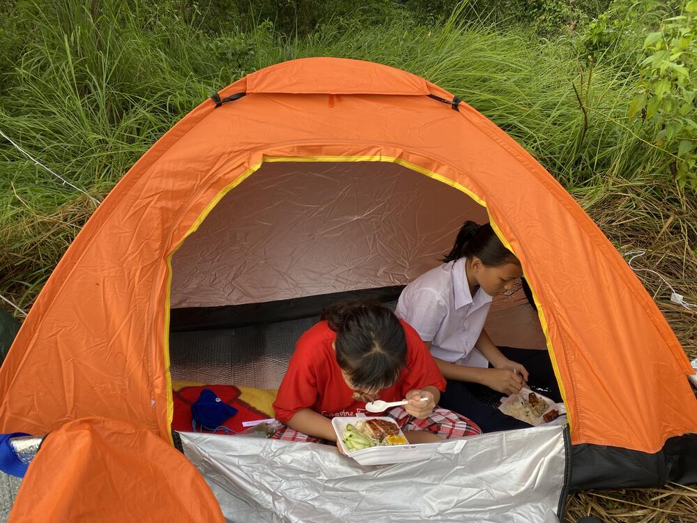 Buổi sáng ngon miệng trong rừng đước