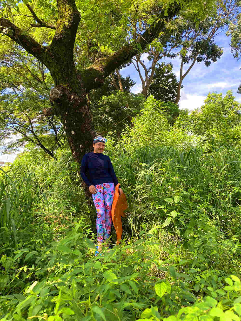 Thu Eva tham gia lớp học bơi nàng tiên cá Tiun