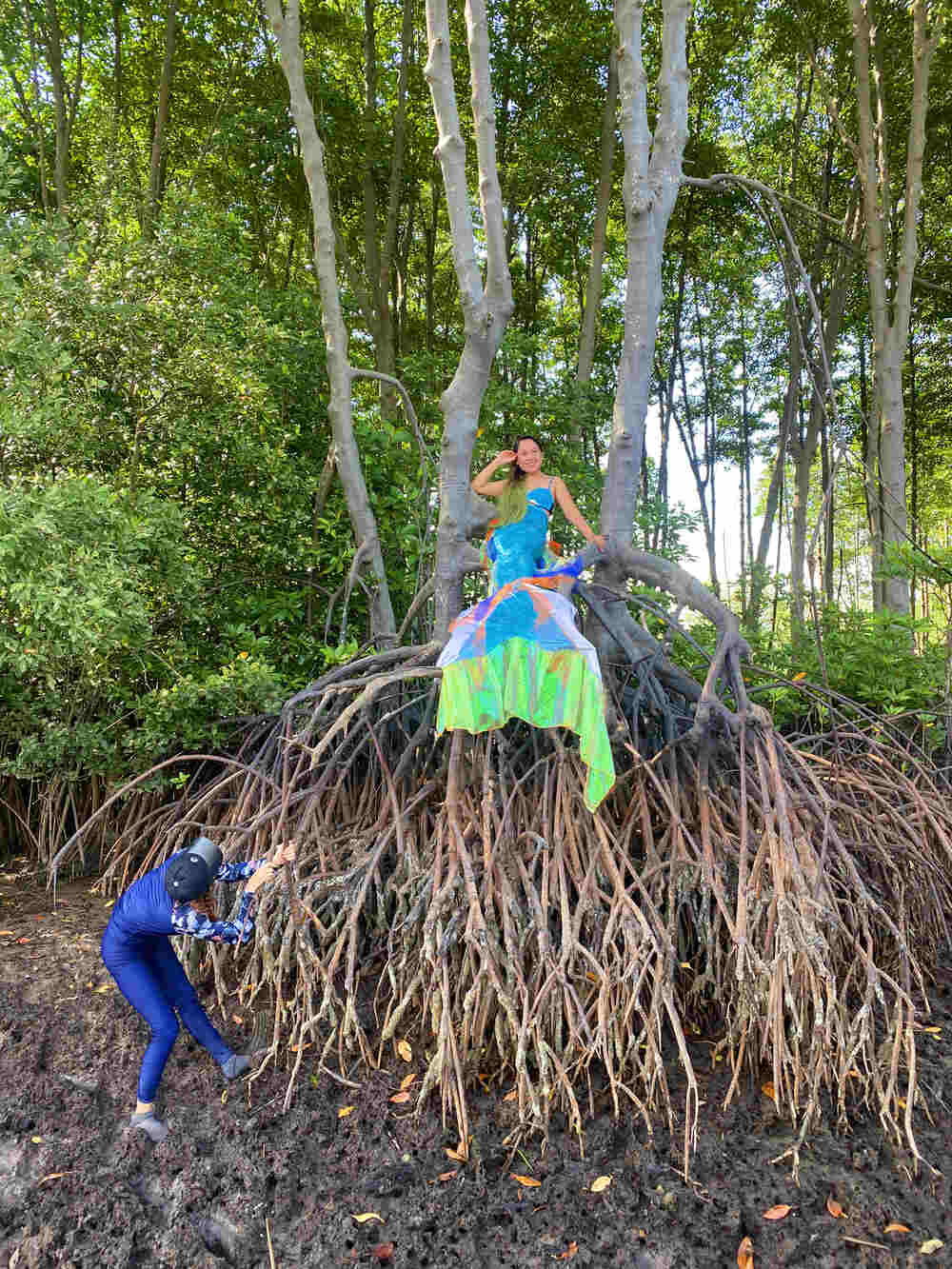 Bộ da đuôi tiên cá của chị Thu Eva được gọi là Mangrove Mermaid Tail hay đuôi nàng tiên cá Thu