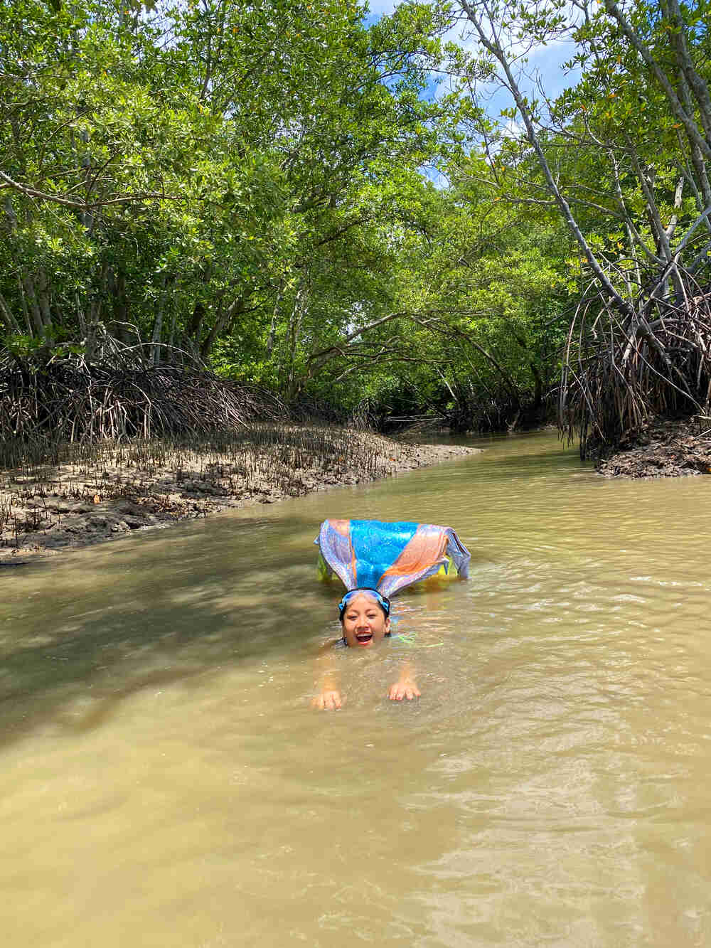 Trải nghiệm bơi nàng tiên cá nâng cao trong rừng ngập mặn