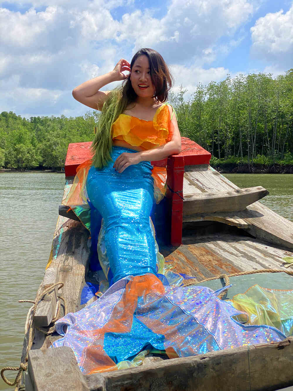 Chị Thu Eva tham gia khóa học bơi tiên cá đỉnh nhất Việt Nam tầm cỡ quốc tế