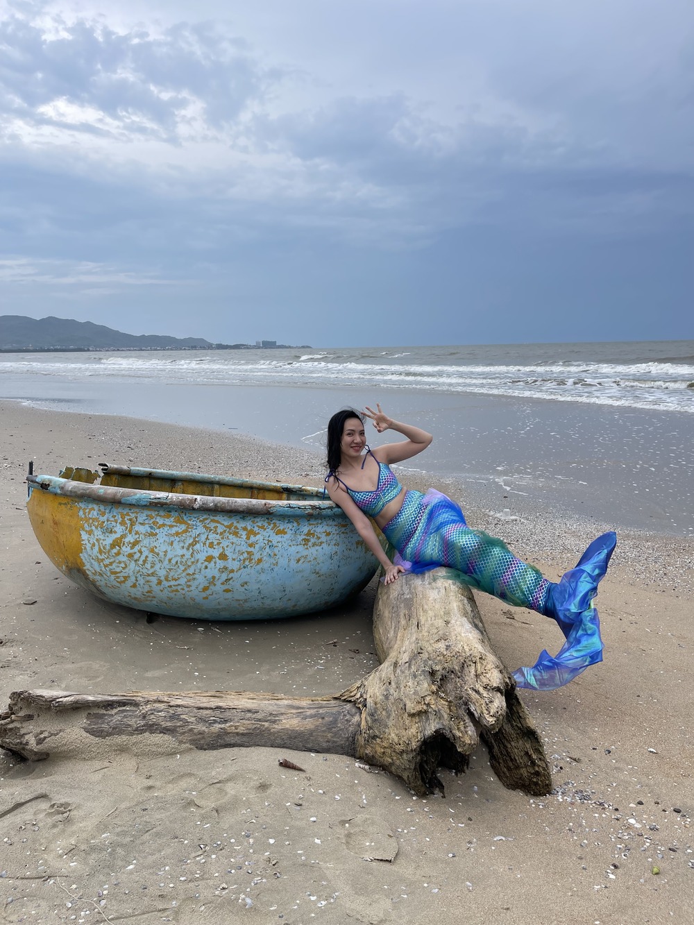 Chị Phương tham gia khóa học bơi nàng tiên cá 2 ngày 1 đêm trong tháng 5/2023