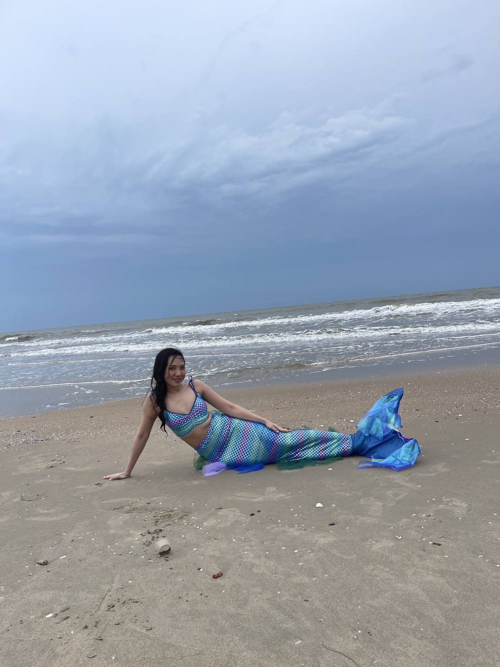 Chị Phương tham gia khóa học bơi nàng tiên cá 2 ngày 1 đêm trong tháng 5/2023