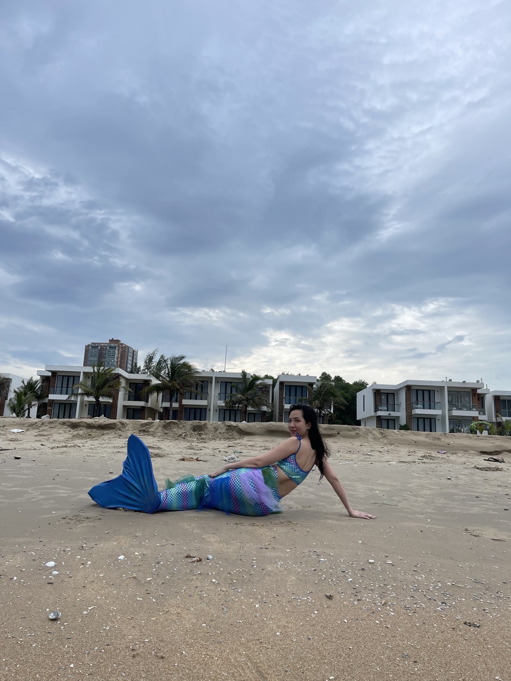 Chị Phương tham gia khóa học bơi nàng tiên cá 2 ngày 1 đêm trong tháng 5/2023