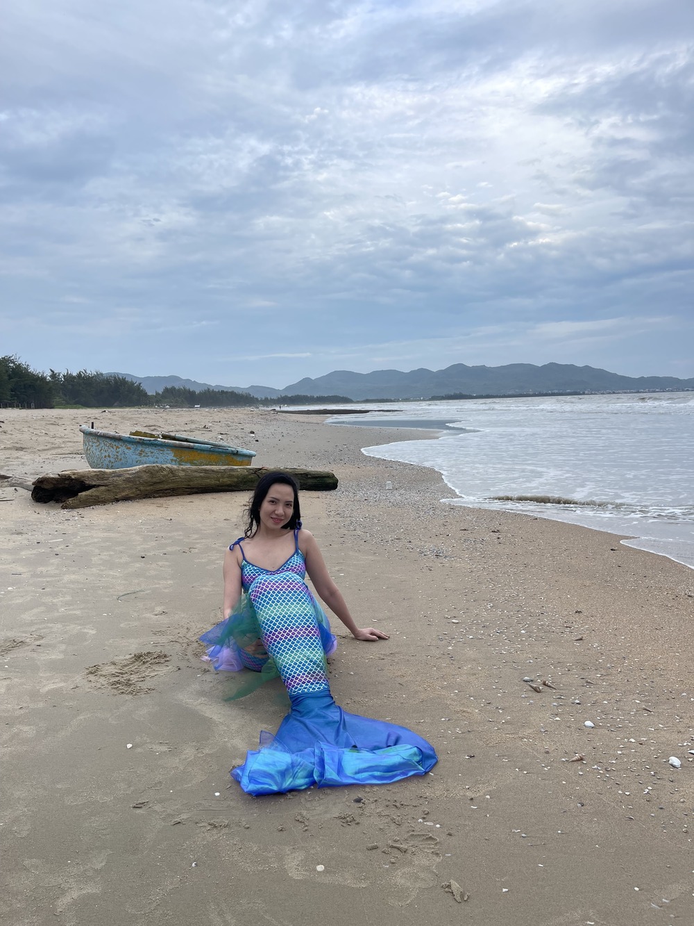 Chị Phương tham gia khóa học bơi nàng tiên cá 2 ngày 1 đêm trong tháng 5/2023