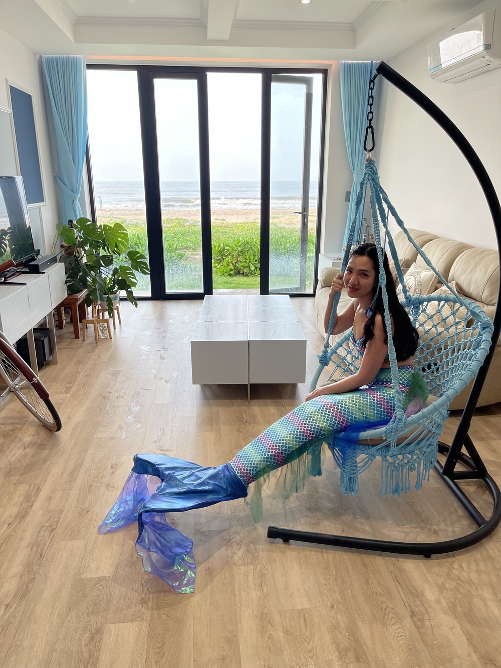 Chị Phương tham gia khóa học bơi nàng tiên cá 2 ngày 1 đêm trong tháng 5/2023