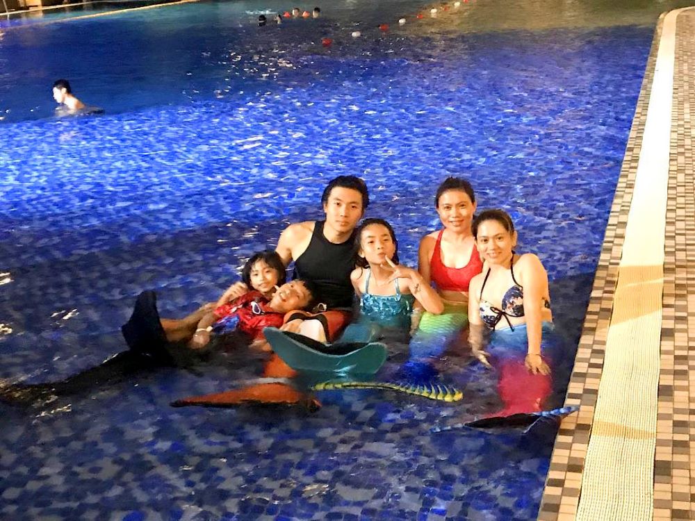 Lớp học bơi tiên cá Tiun và những học viên 2017