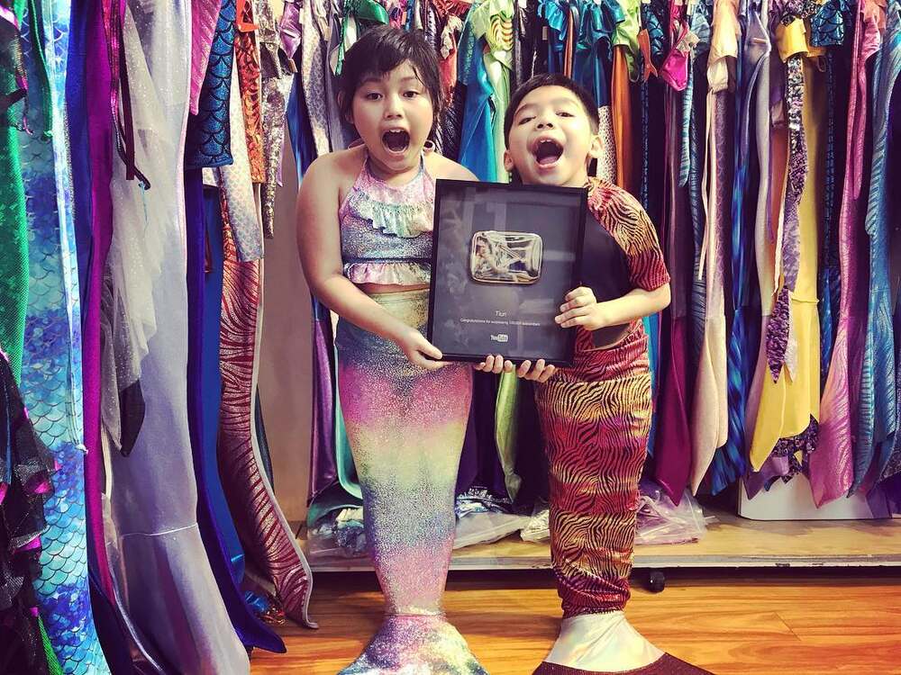 TIUTAC là cửa hàng đồ bơi tiên cá đầu tiên trên thế giới được nhận nút bạc từ Youtube