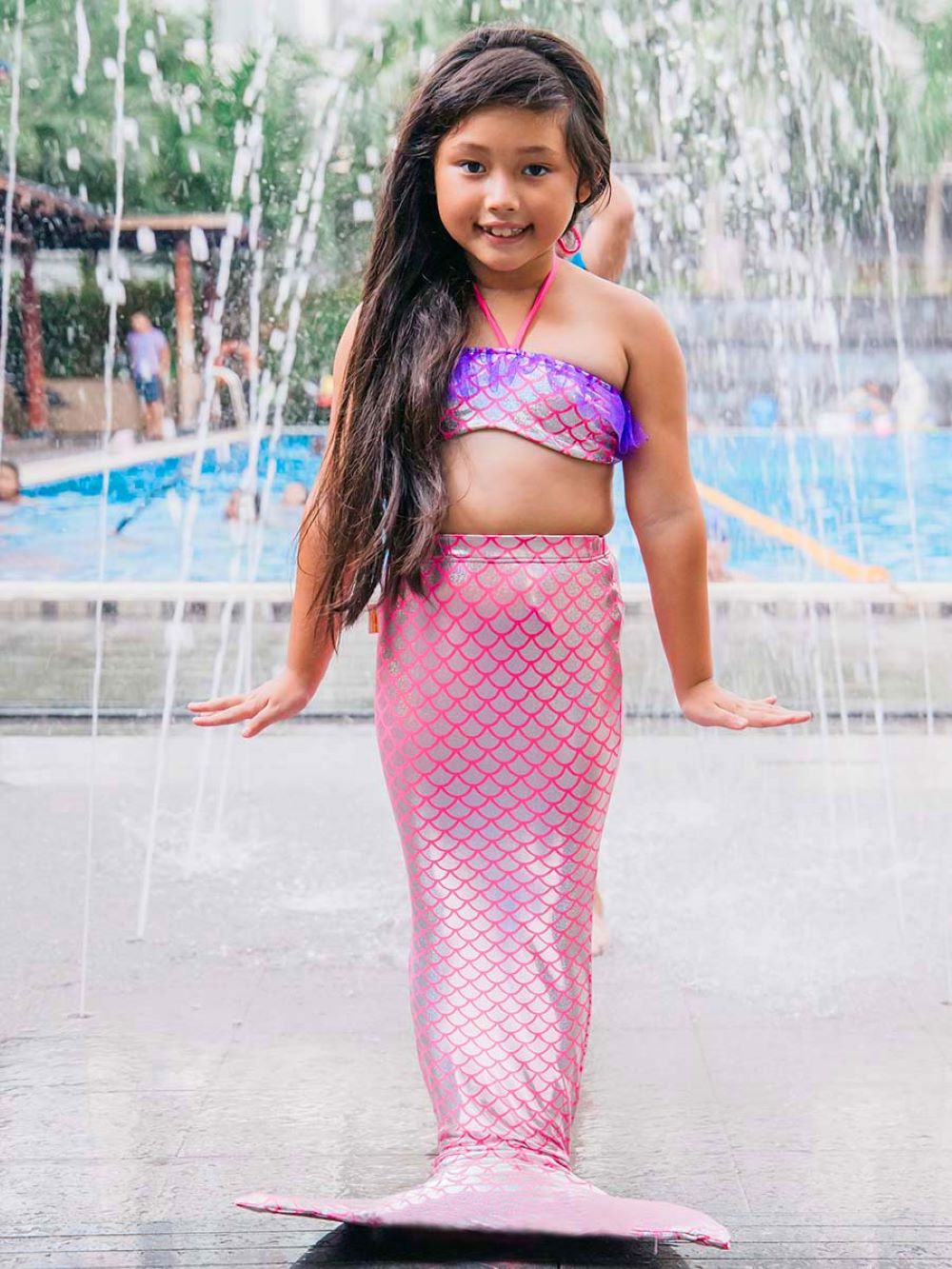 Đuôi nàng tiên cá Tiun thiết kế độc quyền về kiểu dáng và theo số đo của học viên