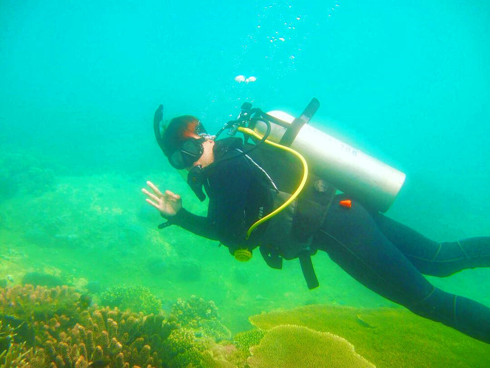 Tiun là 1 trong các thợ lặn biển nổi tiếng nhất thế giới của PADI
