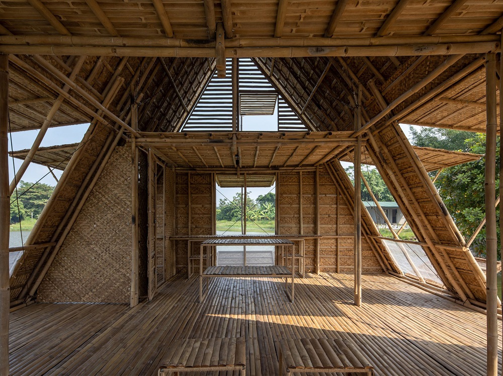 Không gian sinh hoạt của các thành viên bảo tồn rái cá trên sông Thị Vải