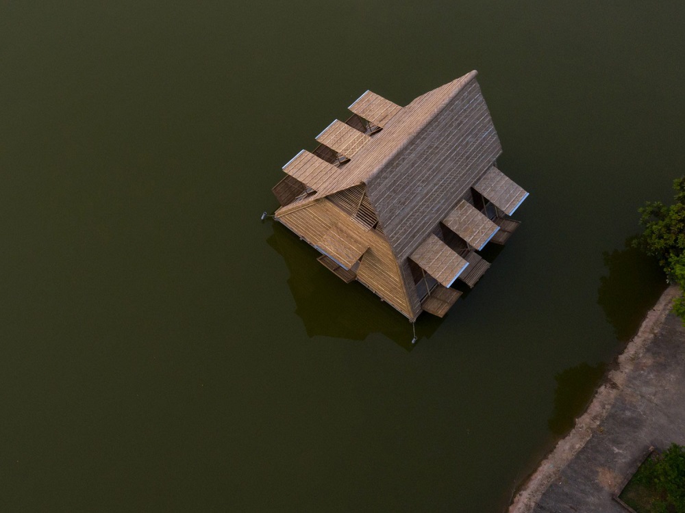 Bố cục căn nhà nôi trên sông dành cho các thành viên bảo tồn rái cá