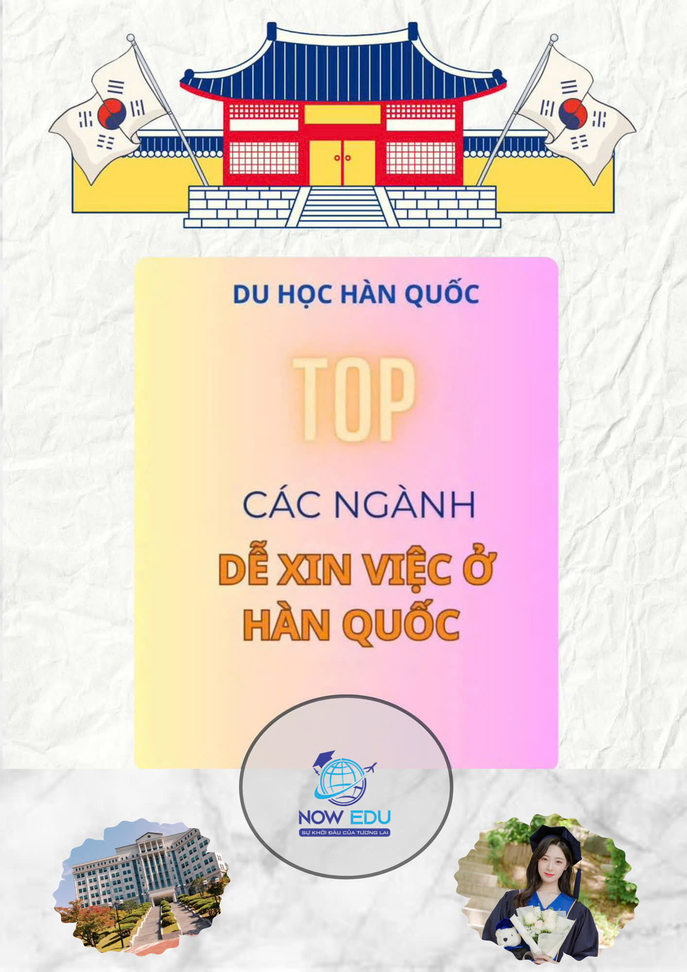 TOP NGÀNH DỄ XIN VIỆC TẠI HÀN QUỐC