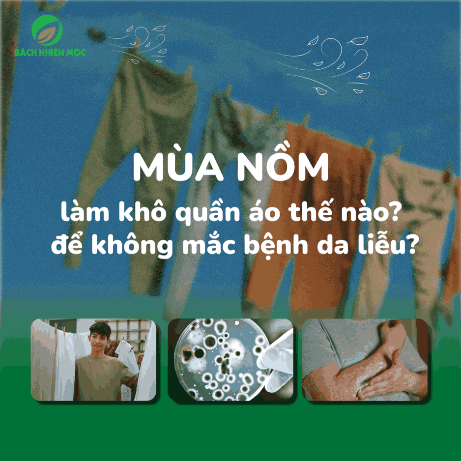 Mùa Nồm Làm Khô Quần Áo Thế Nào Để Không Mắc Bệnh Da Liễu?