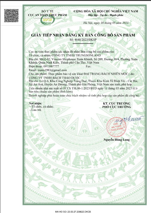 TPBVSK Đại Tràng Bách Nhiên Mộc