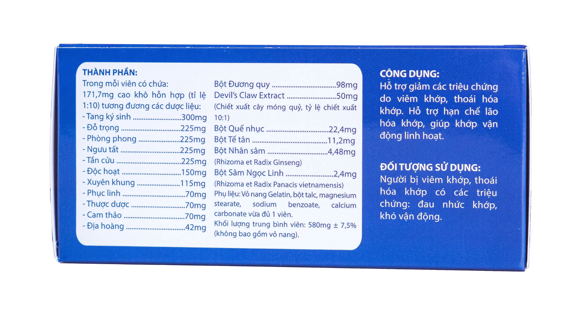 TPBVSK Khớp Bách Nhiên Mộc