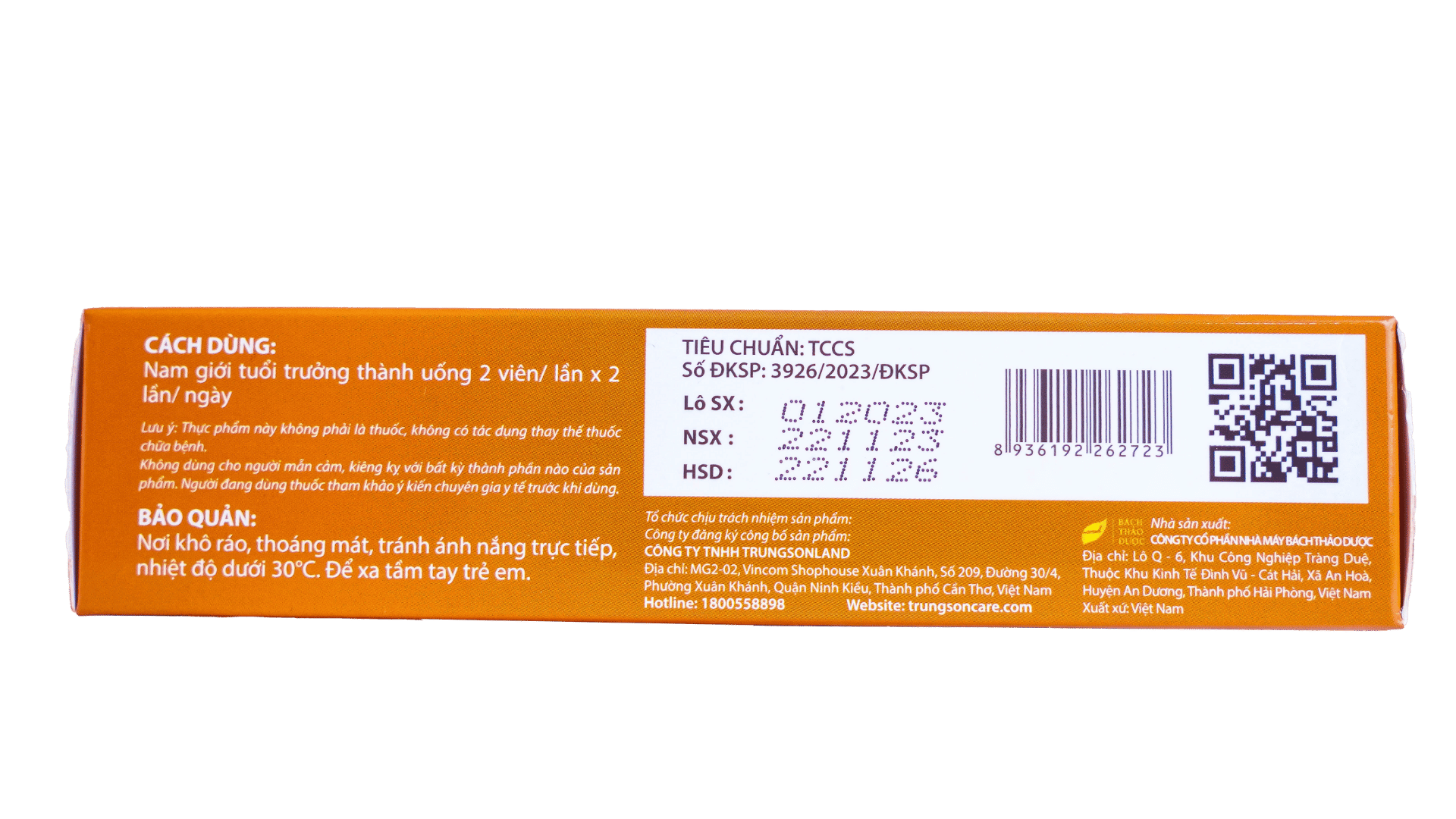TPBVSK Tiền Liệt Tuyến Bách Nhiên Mộc