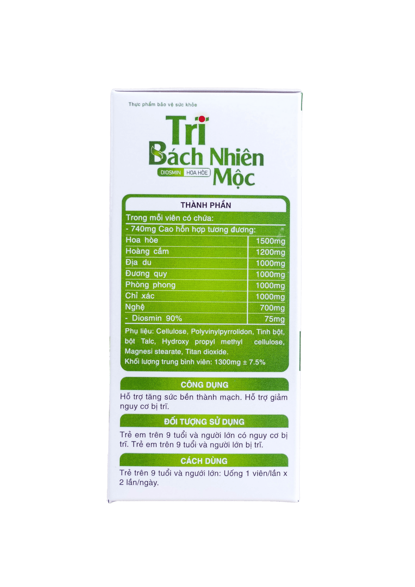 TPBVSK Trĩ Bách Nhiên Mộc