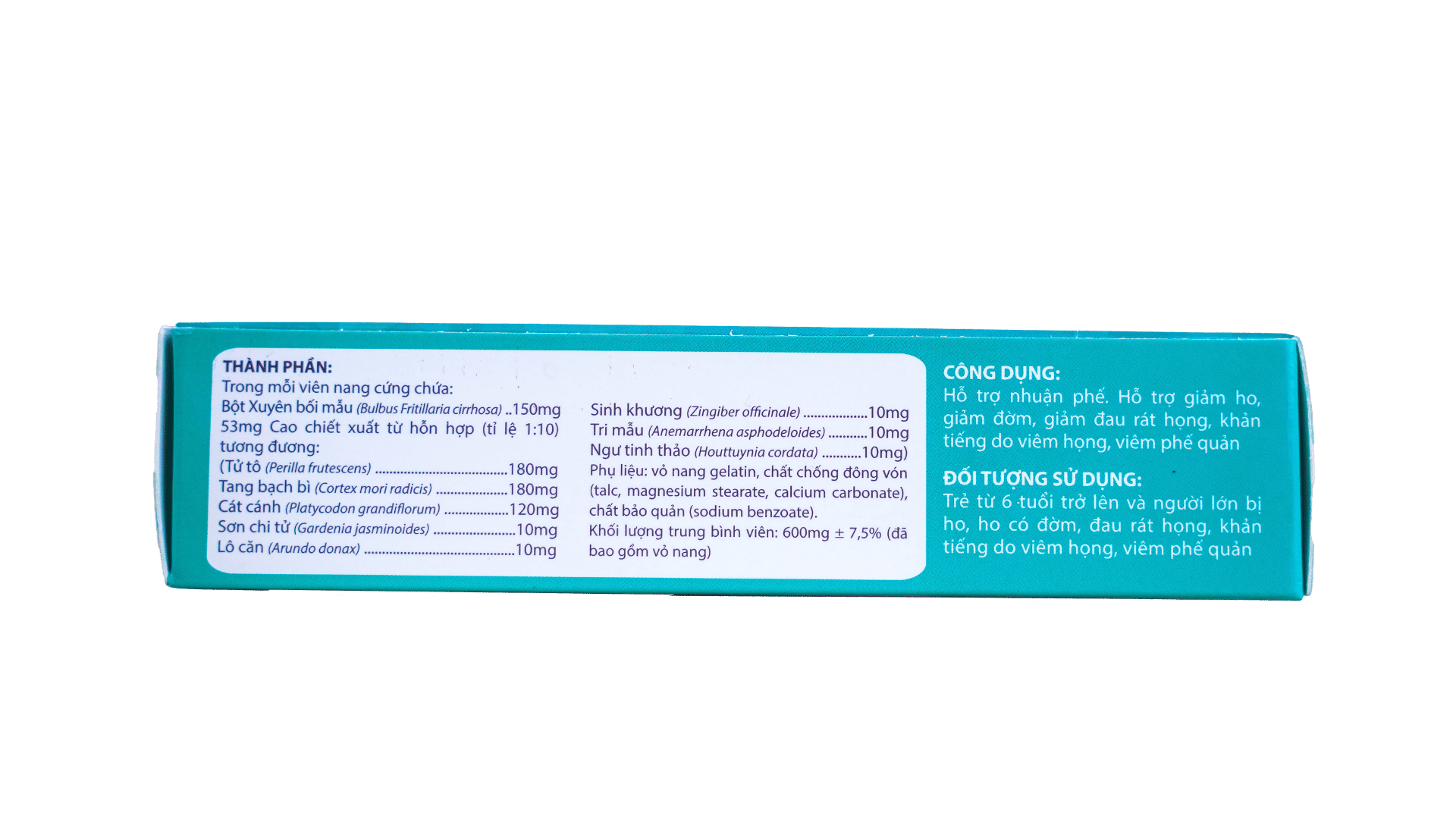 TPBVSK Viên Họng Bách Nhiên Mộc