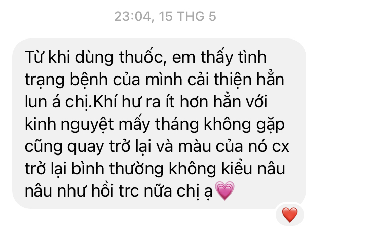 Feedback  phụ khoa