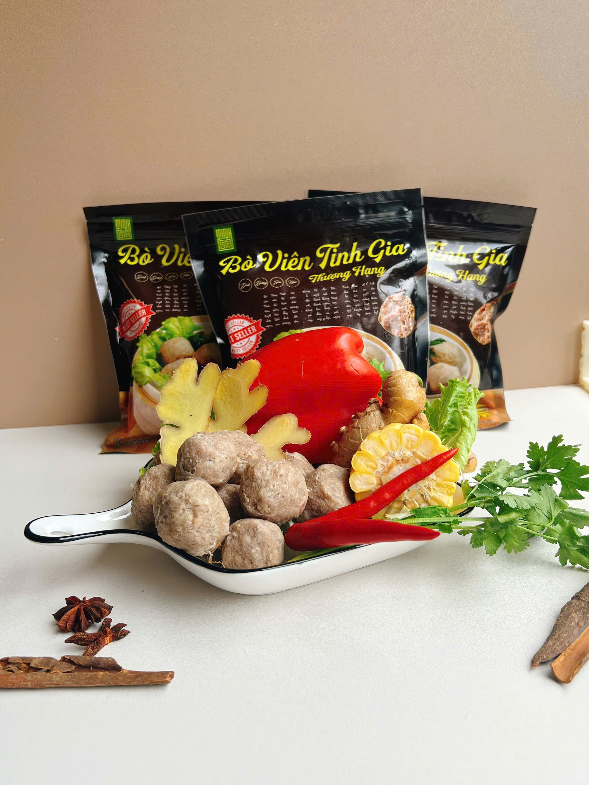 Bò viên Tinh Gia Thượng hạng