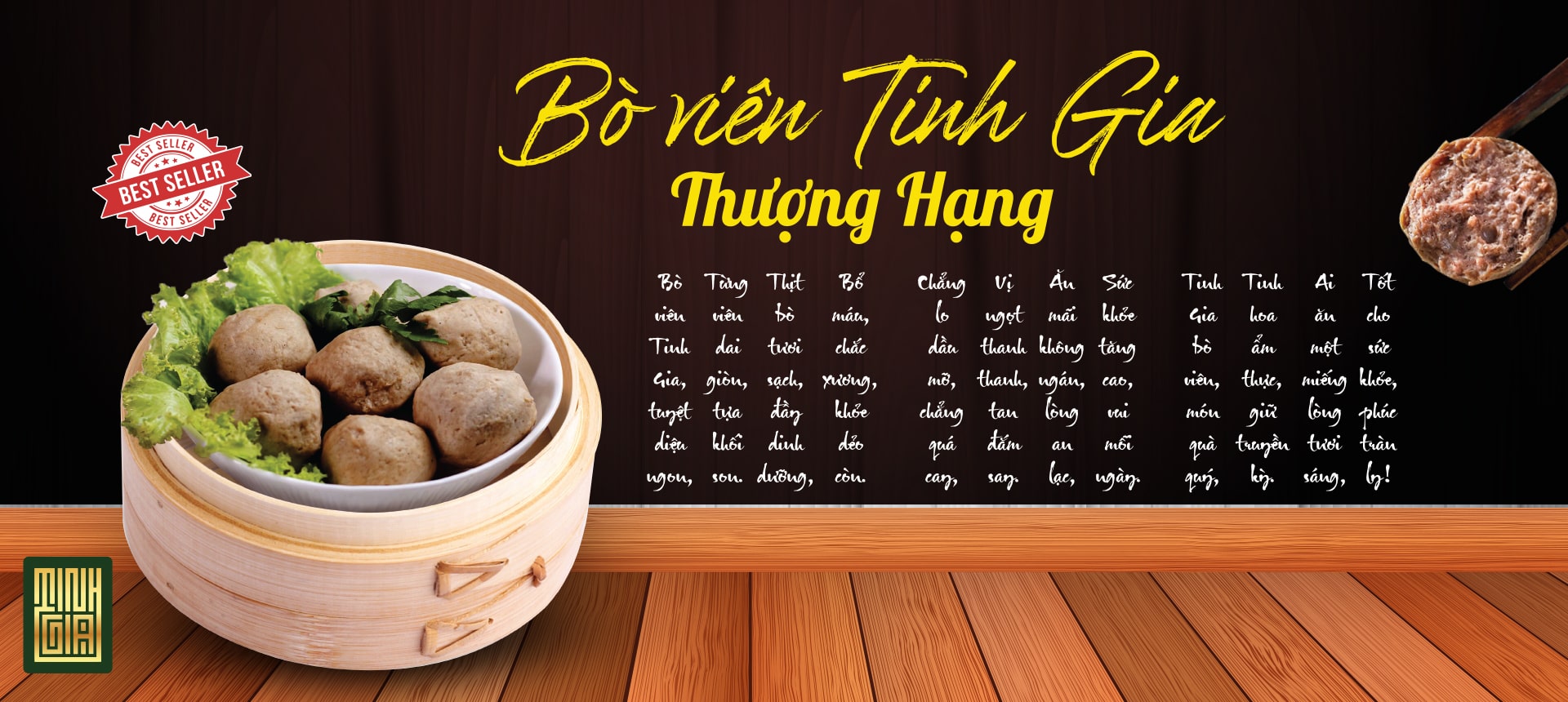 Bò viên Tinh Gia thượng hạng