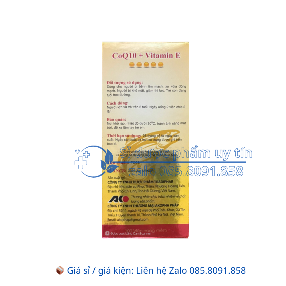 Viên uống Omega 3.6.9 Slaska giúp tăng cường thị lực, tốt cho tim mạch hộp 100 viên