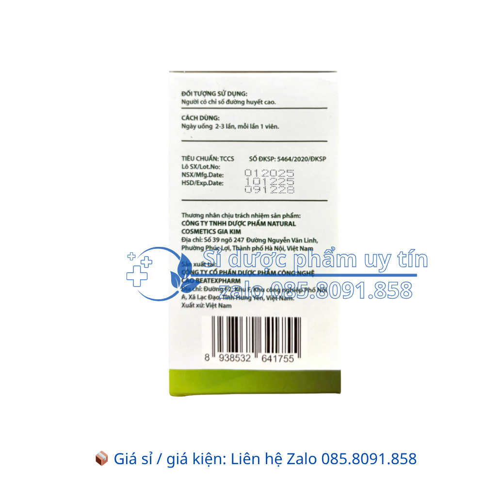 Viên uống Hạ An Đường giúp tăng cường chuyển hóa lượng đường trong máu, hỗ trợ cải thiện chỉ số đường huyết hộp 30 viên